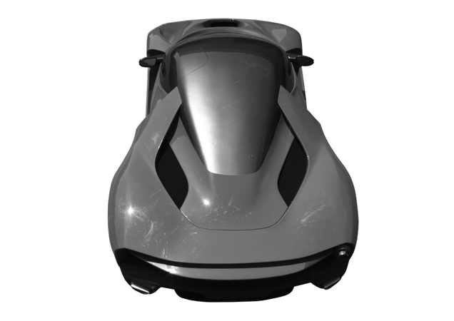 Illustration for article titled Patent Filing Shows Off Weird Mutant Ferrari LaFerrari